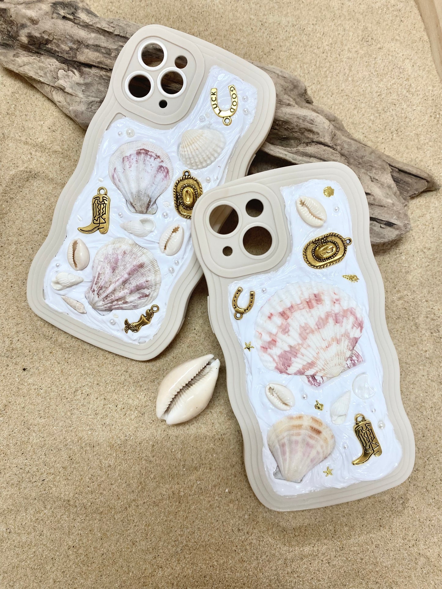 Coastal Cowgirl ~ Shell Phone Case