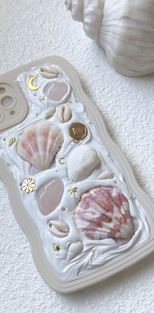 Rose Quartz ~ Shell Phone Case